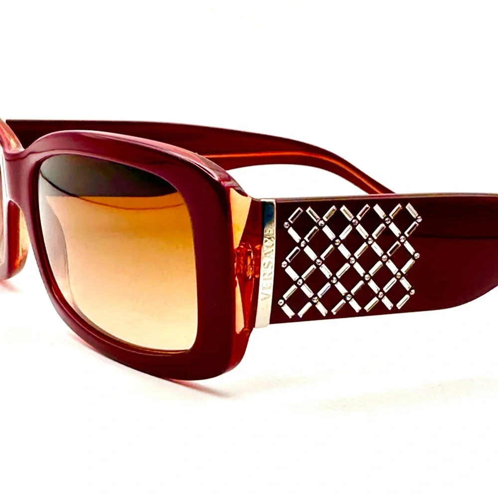 Versace Vintage Sunglasses Burgandy 4146B